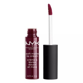 NYX PROFESSIONAL MAKEUP Soft Matte Lip Cream Liquid Lipstick, Copenhagen, Plum