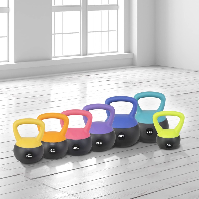 NZG Iron Sand Soft Kettlebell, Shock-Proof Weights