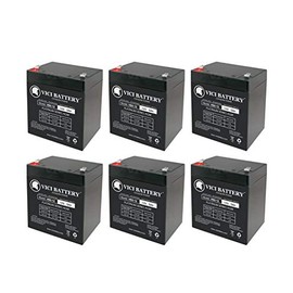 VICI Battery 12V 5AH SLA Battery for Razor Drift Crazy Cart - 25143499-6 Pack Brand Product