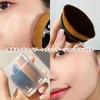Qin Derdom Flat Head Foundation Brush, Premium Powder Brush, Portable,