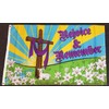 Easter Rejoice & Remember Flag 3x5ft Poly
