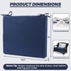 WOLKI Outdoor Cushions for Patio Furniture Set of 4, 18.5