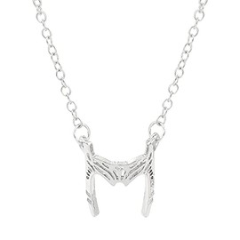 Gionatan Shop Wanda Scarlet Silver Hero Superhero Movie Crown Pendant Necklace, Zinc