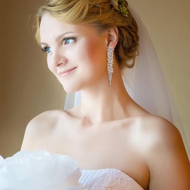 EVER FAITH Wedding Rhinestone Crystal Art Deco Statement Earring for Bride, Banquet Prom Long Chandelier Dangle Earrings for Woman Clear Silver-Tone