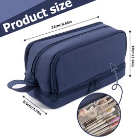 HuaMuDM Pencil Case Girls Teenagers, Large Capacity Pencil Case, Durable Pencil Case, b, duffel bag