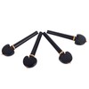 4Pcs Cello Tuning Pegs Smooth Fine Adjustment Ebony Wood Orchestral