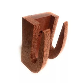 Tikimaster Koa Wall Mount For Outrigger Canoe Paddle - Vertical Mounting | #koa313