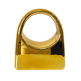 QMLGB Women Elegant Acrylic Evening Clutch Purse Top Handle Hobo Bag Metallic Purse Handbag for Party Prom Cocktail, Gold