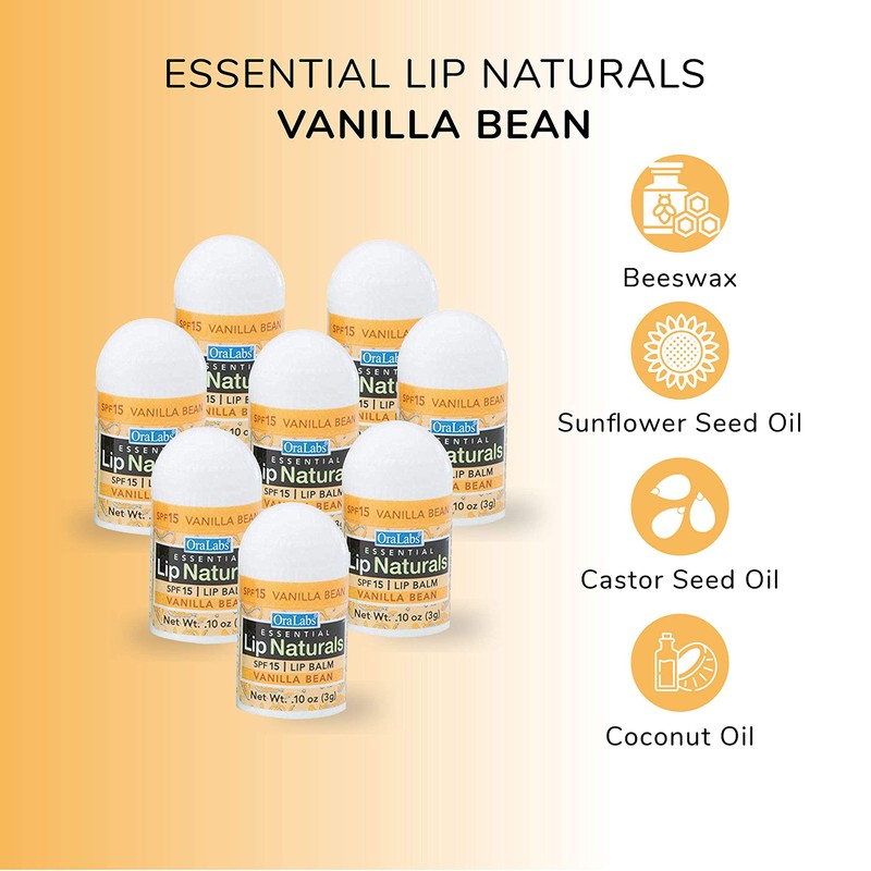 Lip Naturals® Mini Vanilla Lip Balm with Sunscreen (SPF-15) |