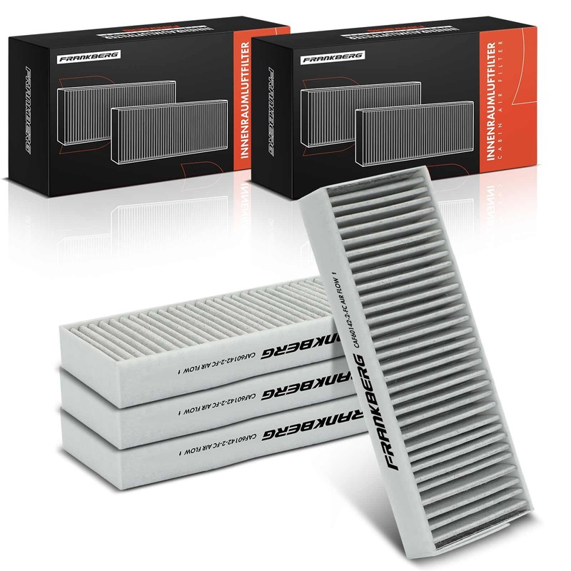 Frankberg 4x Cabin Air Filters with Activated carbon Compatible with