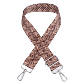 Length Adjustable Shoulder Strap for Bags, 80-140 cm 3.8 cm Wide Bag Strap Colourful Pattern Shoulder Strap with Carabiner Bag Strap Girls DIY Bag Accessories for Shoulder Bag and Handbags, #3