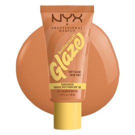 Buttermelt Glaze Soft Glow Skin Tint with SPF 30, NYX PROFESSIONAL MAKEUP:_Almond Butta