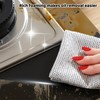 WonHey solara lux scrub cloths, 40PCS Multipurpose Dishwashing Rags, Non-Scratch