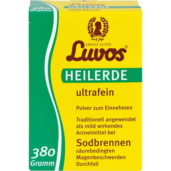 Luvos Healing Clay Ultra Fine for Heartburn, 380 g Powder
