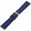 Hadley-Roma MS-3344 Black/Blue 22mm Diver