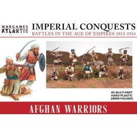 Imperial Conquests - Afghan Warriors - 40 Multi-Part Hard Plastic (HIGH Impact POLYSTYRENE) 28MM Figures