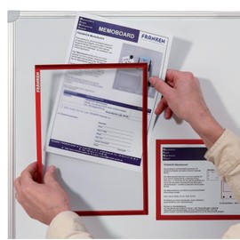 Franken Frame It ITSA4M 02 X- tra Line Document Sleeves / A4 / Hard Film / 0,32 MM Matte Green, 1 Stick