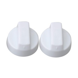 RDEXP 4pcs Universal Stove Gas Range Knob Replacement Plastic White