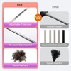 Extendable Ostrich Feather Duster, Natural Ostrich Feathers Long Handle Duster