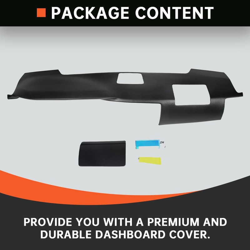 Kojem Dashboard Cover Compatible with 2003-2009 Toyota 4Runner w/Speaker Holes