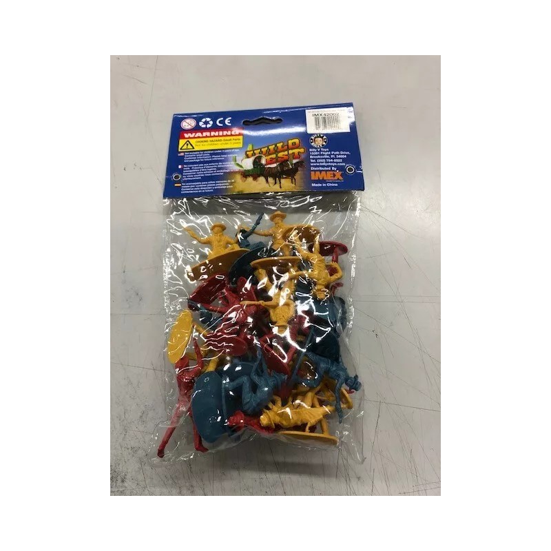 IMEX #42002 WILD WEST COWBOYS NEW IN ORIGINAL PACKAGE APROX.