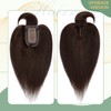 Hairro Hair Toppers with Bangs Human Hair Clip in Hair