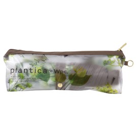 Wpc. PLV001-012-002 Rain Umbrella, Plastic, Mini, Brown, Folding Umbrella, 19.7 inches (50 cm), Women's, Vinyl Umbrella, Floral Print, Photogenic, Fiberglass, Long Usable, Transparent, Domed, Stylish,