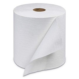 TOWEL,ROLL,800',6/CT,WH TRKRB8002