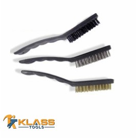 KlassTools 3 Piece 9" Wire Brush Set by KlassTools