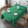 BHOMTY Rectangular Polyester Tablecloth For Table Decorations for Wedding, Party,