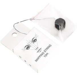 Herramienta de Línea de Hilo para Marcador de Cejas Microblading de Hilo de Mapeo Preentintado, Longitud de 10 M/32,8 Pies, Adecuada para Diseñadores de Cejas y Principiantes