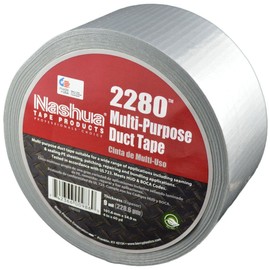 Nashua - 1087197 2280 Polyethylene Coated Cloth Multi-Purpose Duct Tape, 60 yds Length x 4" Width, Silver