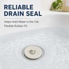 Rubber Tub Stopper, 2 Pack Bathtub Drain Plug for 1.5"
