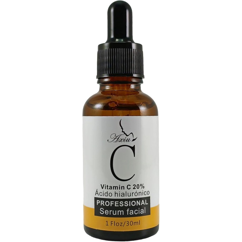 Serúm Faciales de Vitamina C con Acido Hialurónico, Hidratante, 30ml.