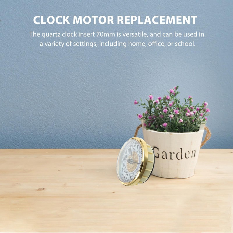 ULTECHNOVO Clock Insert Clock Face Clock Making Kit Clock Part