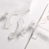 DERCHIA Book Clip 2-Piece Set Transparent Reading Book Clip for
