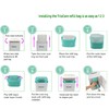 TrioCare - 6 Pack Diaper Refill Liners Bags - Hold