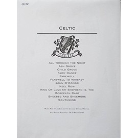 Celtic Music Pack for TK O'Brien's Lap Harp