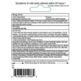 RELEEV 1 Day Cold Sore Treatment 6 mL (Pack of 2)