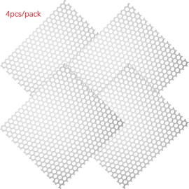 Trolleyshop 4pcs/Pack Dryer Vent Grill Bird Guards, Bathroom Exhaust Vent Bird Guards Dryer Vent Covers Inserts Stop Bird Nesting 3 Inch to 8 Inch Customized Size