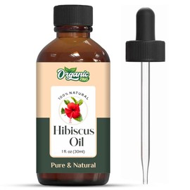 Organic Zing Hibiscus (Rosa sinensis) Oil | Pure & Natural Essential Oil for Skincare, Hair Care & Massage- 30ml/1.01fl oz