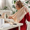 BOKFJBP Elastico da 9 mm, 50 m, colore bianco, 9