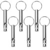 brileze 6 Pcs High Pitch Dog Whistles for Recall Professional