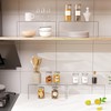 Aminigram 8 Packs Cabinet Organizer Shelf, Acrylic Kitchen Cabinet Shelves,