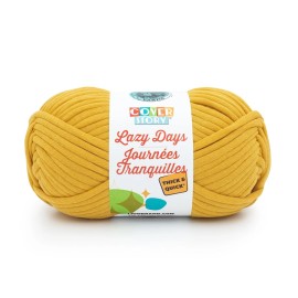 Lion Brand (1 Skein) Lion Brand 191-158I Cover Story Lazy Days Thick & Quick Yarn, Mustard