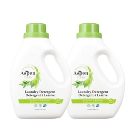AspenClean Natural Laundry Detergent Eucalyptus & Rosemary - 100% Natural, Organic, HE Liquid Laundry Detergent - Vegan, Cruelty-Free, Biodegradable - Safe for Babies, Pets & Kids - EWG Certified (2