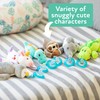 Nuby Calming Natural Flex Snuggleez Pacifier with Plush Combo Set
