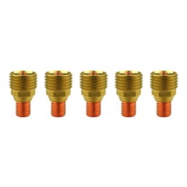 SÜA - Gas Lens Collet Body for TIG Welding Torches 9/20/25-1/8" (3.2mm) - Model: 45V45 - (10 PACK)