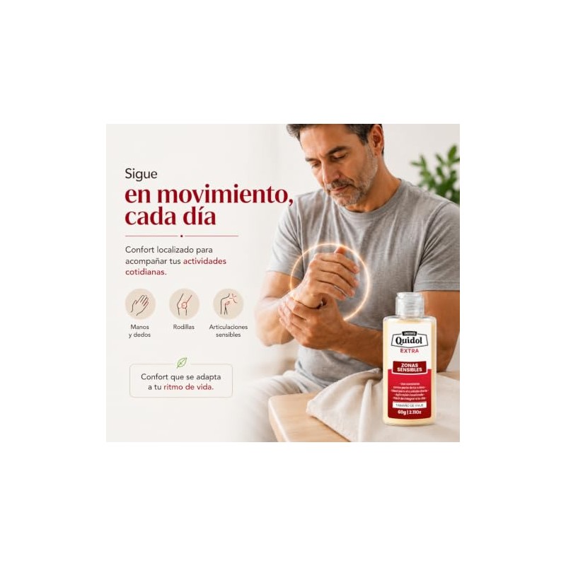 Quidol Extra 60 g | Cuidado Corporal Tópico con Capsaicina