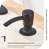 GAGALIFE Kitchen Sink Soap Dispenser with 17 OZ Large Bottle